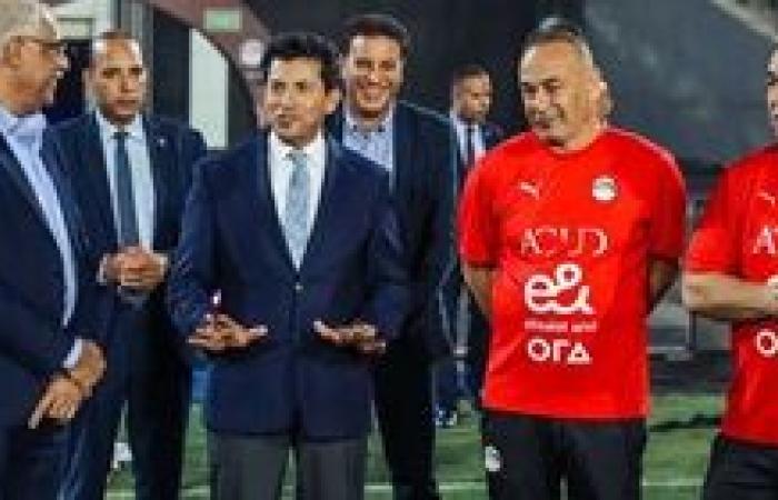 في حضور وزير الرياضة.. منتخب مصر يواصل تدريباته استعدادا لمواجهة موريتانيا الجمعة