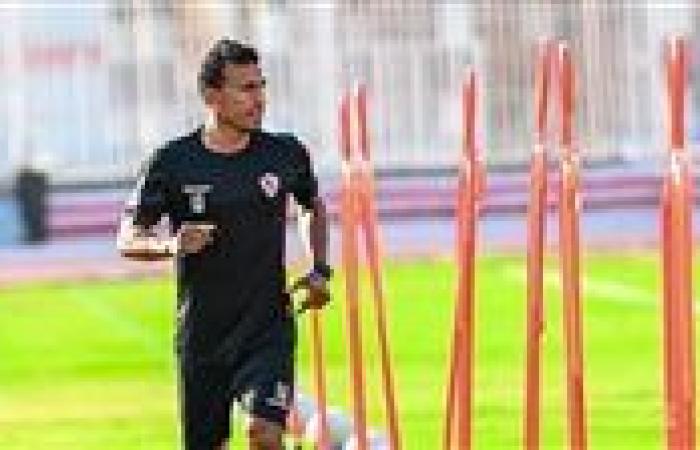 ثلاثي الزمالك يخوض تدريبات تأهيلية على هامش مران اليوم