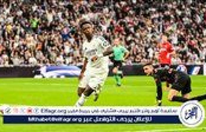 فينيسيوس يواصل تألقه ويسجل الهاتريك الرابع له مع ريال مدريد