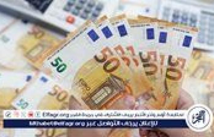 استقرار سعر اليورو مقابل الجنيه المصري في تعاملات اليوم الثلاثاء