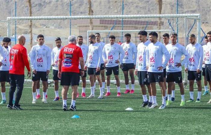 منتخب مصر يخوض تدريبًا صباحيًّا باستاد الدفاع الجوي استعدادًا للقاء كاب فيردي