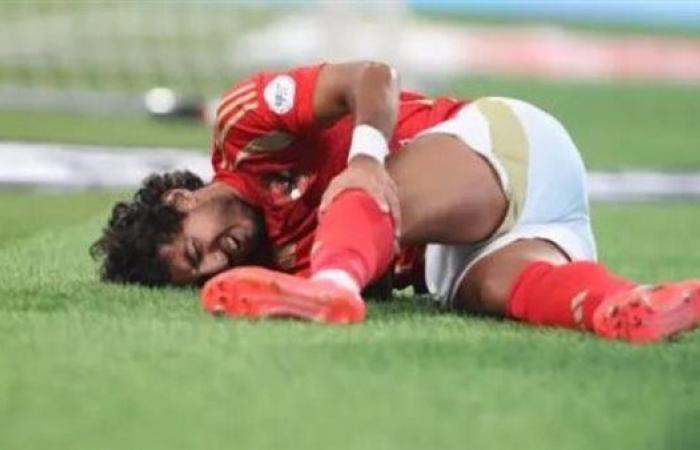 لاعب الأهلي يجرى آشعة جديدة لتحديد تطورات إصابته