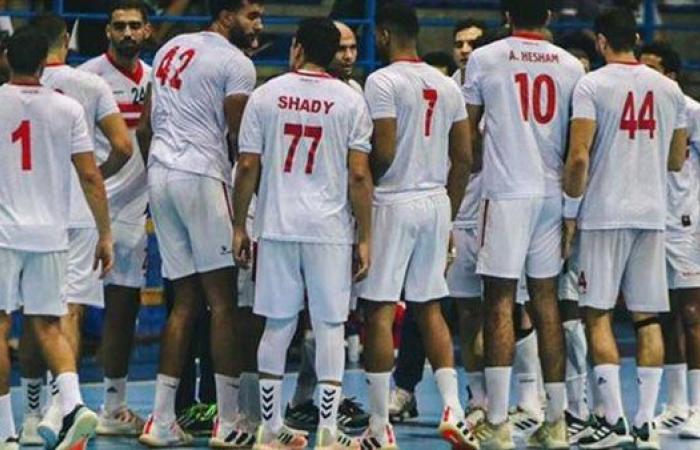 يد الزمالك تفوز على الجزيرة بنتيجة 38 - 29