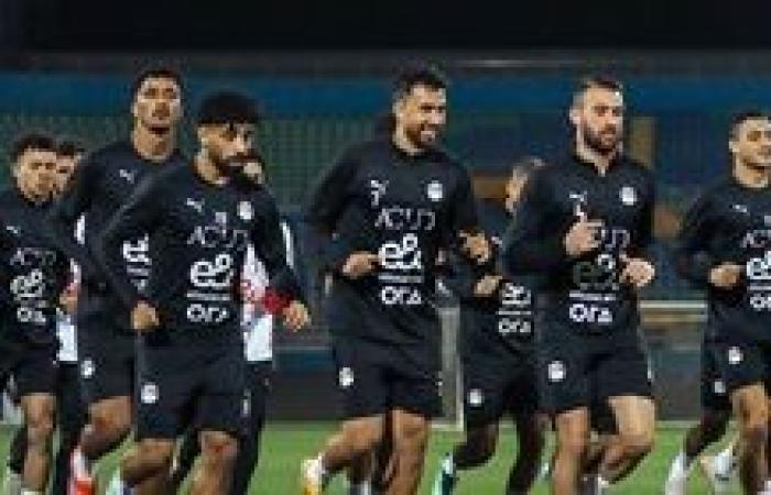 منتخب مصر يخوض تدريب بإستاد الدفاع استعدادًا لمباراة بتسوانا