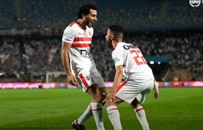 رغم الإصابة.. ناصر وحمدي يؤازران لاعبي الزمالك أمام بلاك بولز بالكونفدرالية