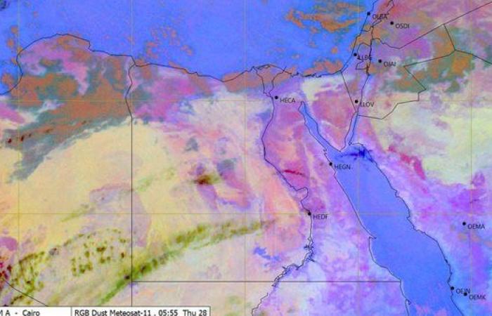 الأرصاد: صور الأقمار الصناعية تشير لتكاثر السحب المنخفضة والمتوسطة على شمال البلاد