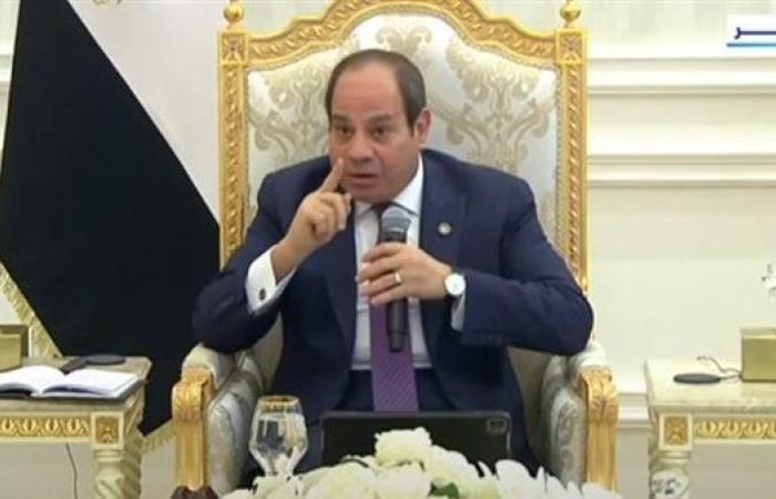 الرئيس السيسي: محدش هيقدر على مصر طول ما كلنا إيد واحدة