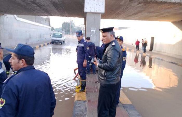 رئيس مدينة بنها: رفع المياه من نفق شعراوي بعد غرقه