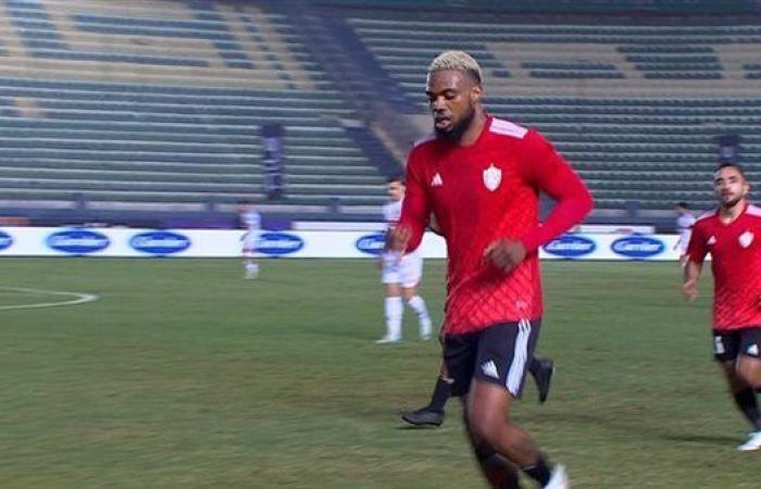 "شيكا" أفضل لاعب فى مباراة الزمالك وطلائع الجيش بالدوري الممتاز