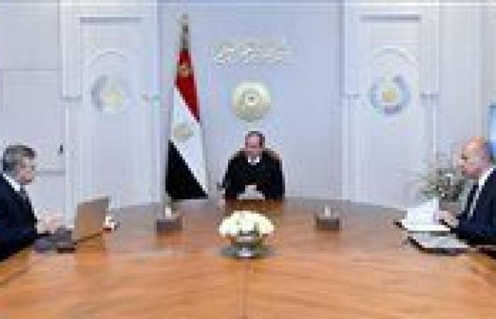 الرئيس السيسي يوجه باستمرار العمل على إنهاء مشروعات تطوير قناة السويس