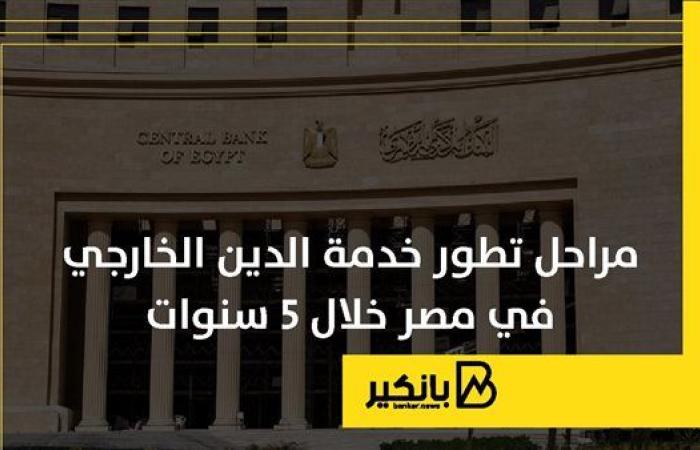 مراحل تطور خدمة الدين الخارجي في مصر خلال 5 سنوات