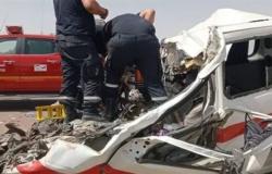 من الشرقية وبنها.. إصابة 10 أشخاص في حادث مروري مروع
