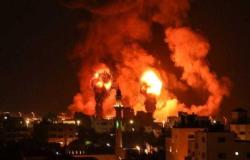 القصف لا يتوقف.. غارات إسرائيلية متواصلة على مخيم البريج بغزة