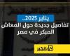 يناير 2025.. تفاصيل جديدة حول المعاش المبكر في مصر